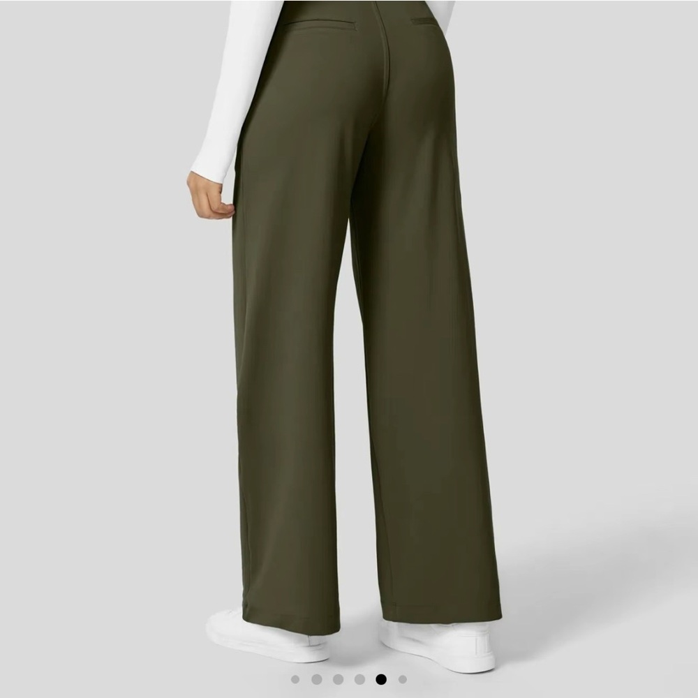 HALARA Green Trousers High Waisted